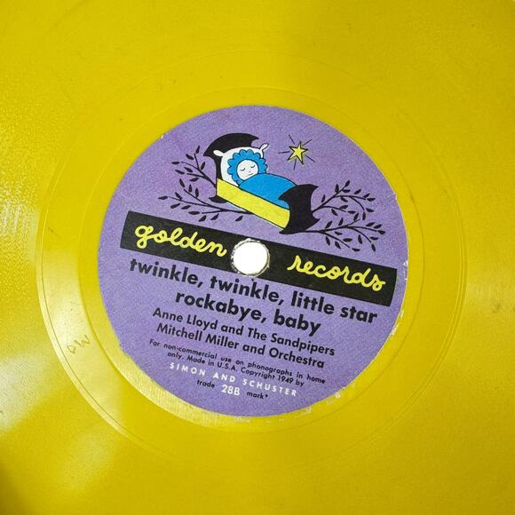 Vintage 1950s A Little Golden Record Mother Goose Nursery Rhymes Lullabies - Picture 4 of 4